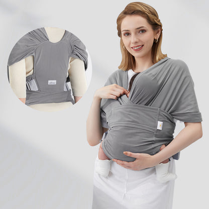 Sunveno Adjustable Baby Wrap Carrier Sling - Grey