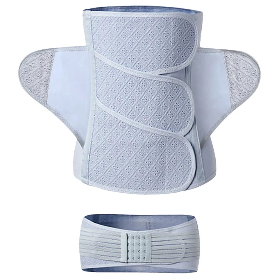 Sunveno - Breathable Postpartum Abdominal Belt - Blue - L