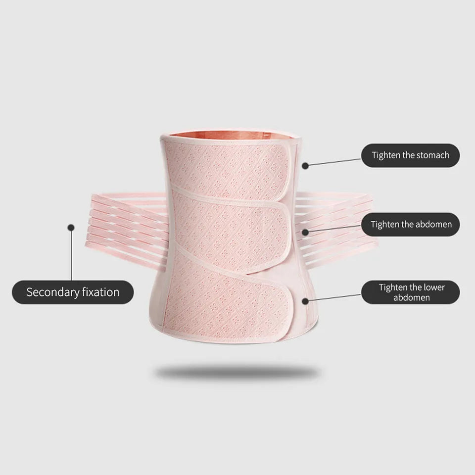 Sunveno - Breathable Postpartum Abdominal Belt - Blue - L