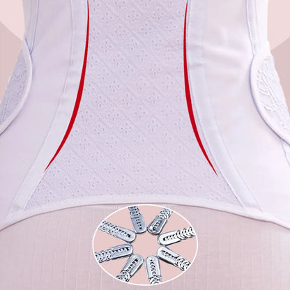 صن فينو - حزام بطن قابل للتنفس لما بعد الولادة - أزرق - كبير