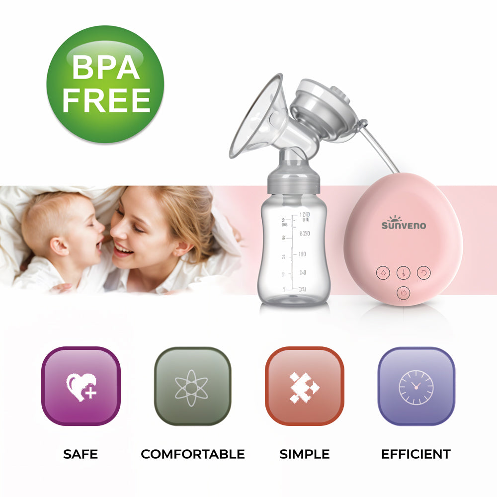 Sunveno Automatic Dual Breast Pump with Controller - White