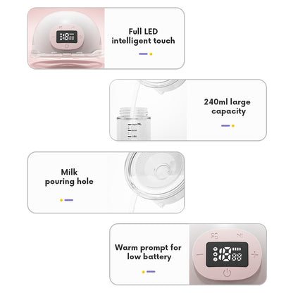 Sunveno Wearable Automatic Smart Breast Pump - White