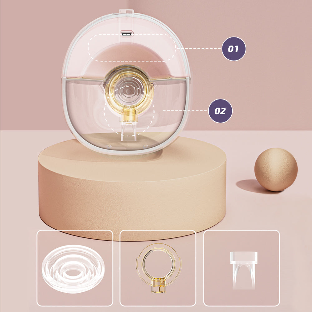 Sunveno Wearable Automatic Smart Breast Pump - White