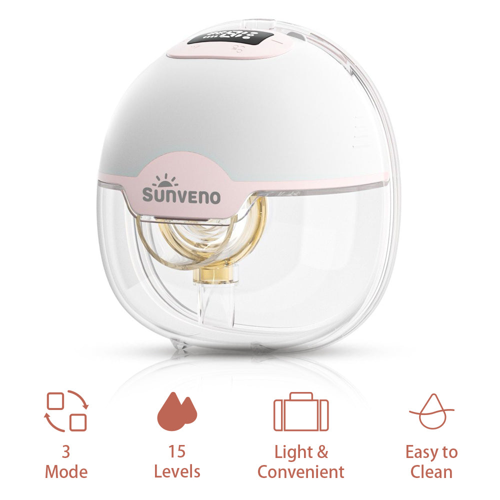 Sunveno Wearable Automatic Smart Breast Pump - White