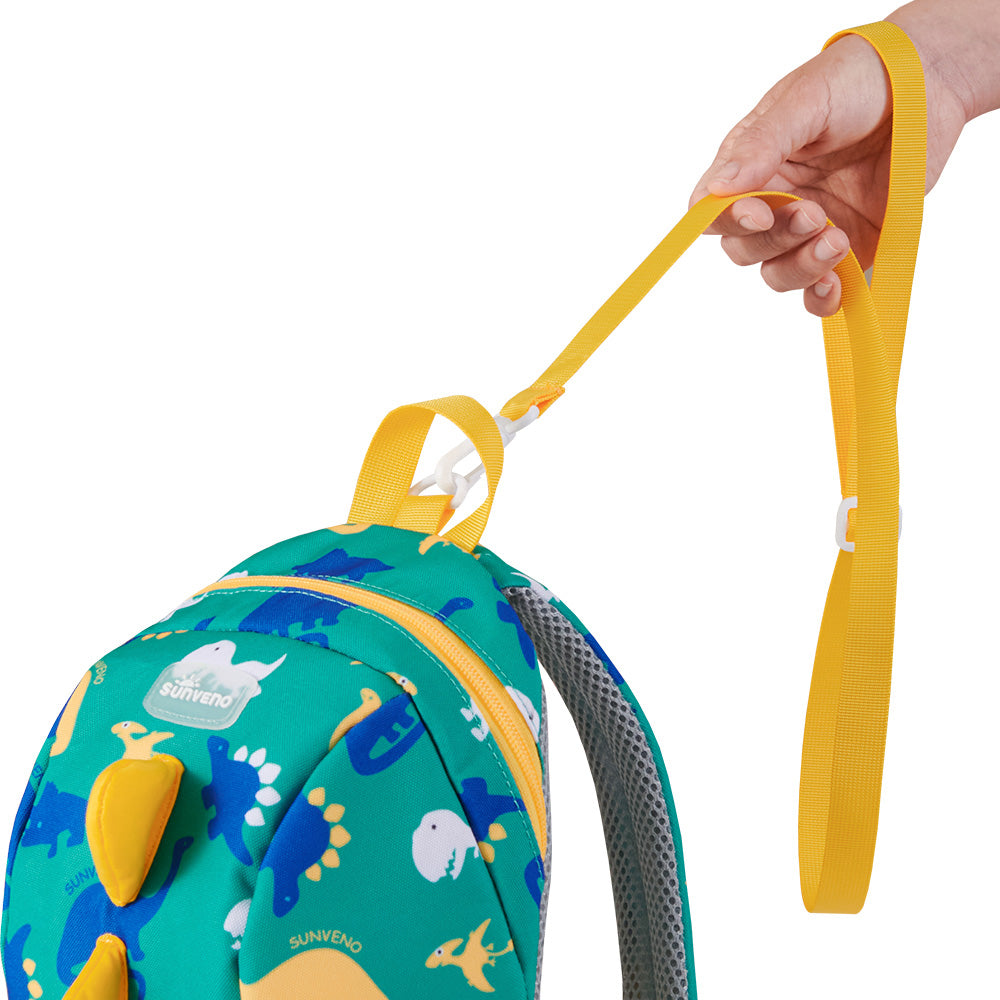 SUNVENO Kids Backpack - Dinosaur Green