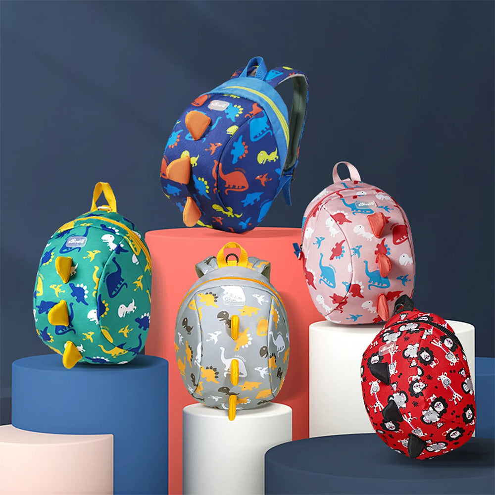 SUNVENO Kids Backpack - Dinosaur Pink