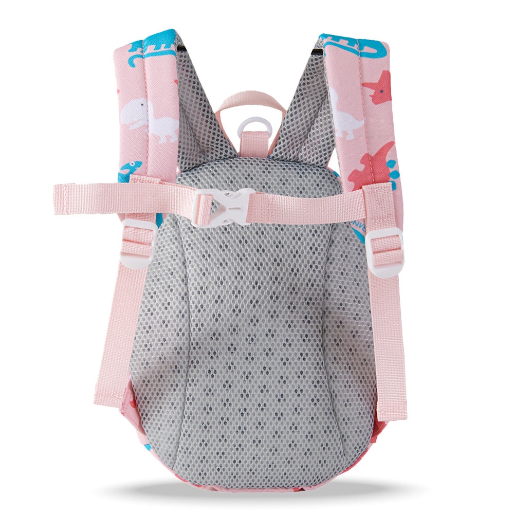 SUNVENO Kids Backpack - Dinosaur Pink
