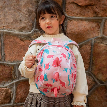 SUNVENO Kids Backpack - Dinosaur Pink