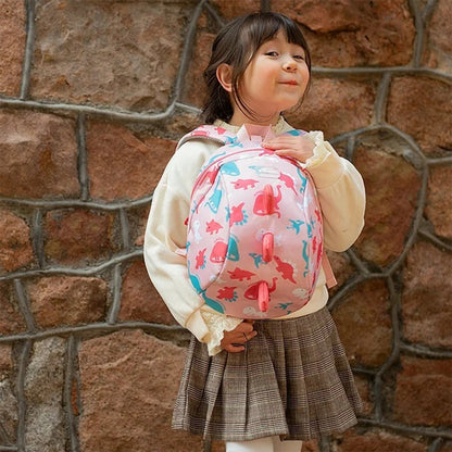 SUNVENO Kids Backpack - Dinosaur Pink