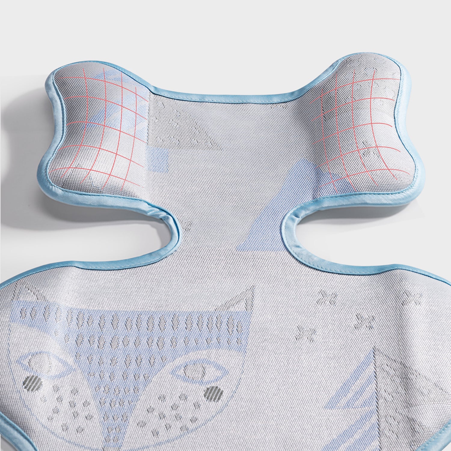 TEKNUM Breathable 3D Mesh Liner/Pad for Baby Stroller/Car Seat/High Chair/Cradle - Blue