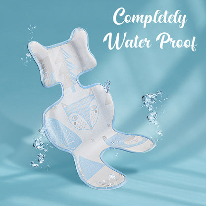 TEKNUM Breathable 3D Mesh Liner/Pad for Baby Stroller/Car Seat/High Chair/Cradle - Blue