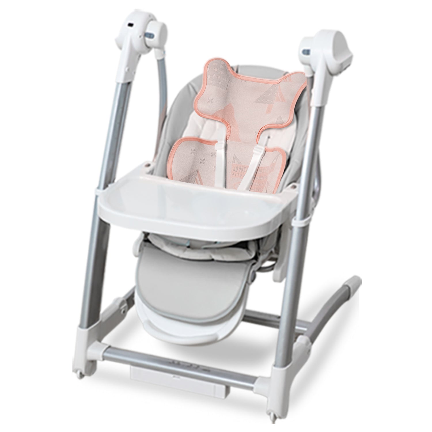 TEKNUM Breathable 3D Mesh Liner/Pad for Baby Stroller/Car Seat/High Chair/Cradle - Pink