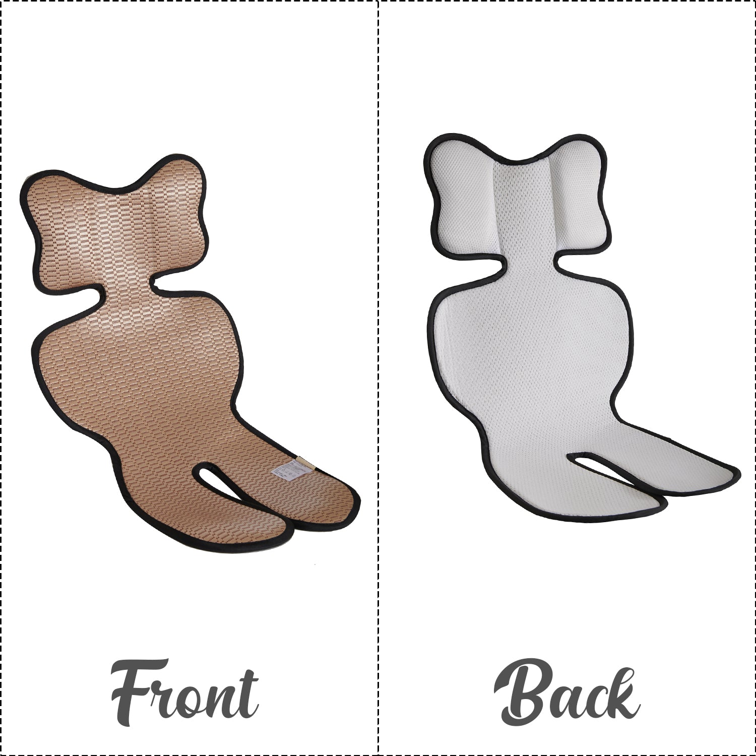 TEKNUM Breathable Cool Liner/Pad for Baby Stroller/Car Seat/High Chair/Cradle - Beige