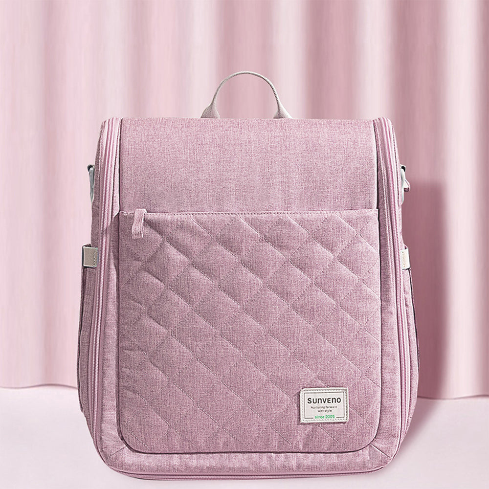 SUNVENO Portable Baby Bed & bag - Pink