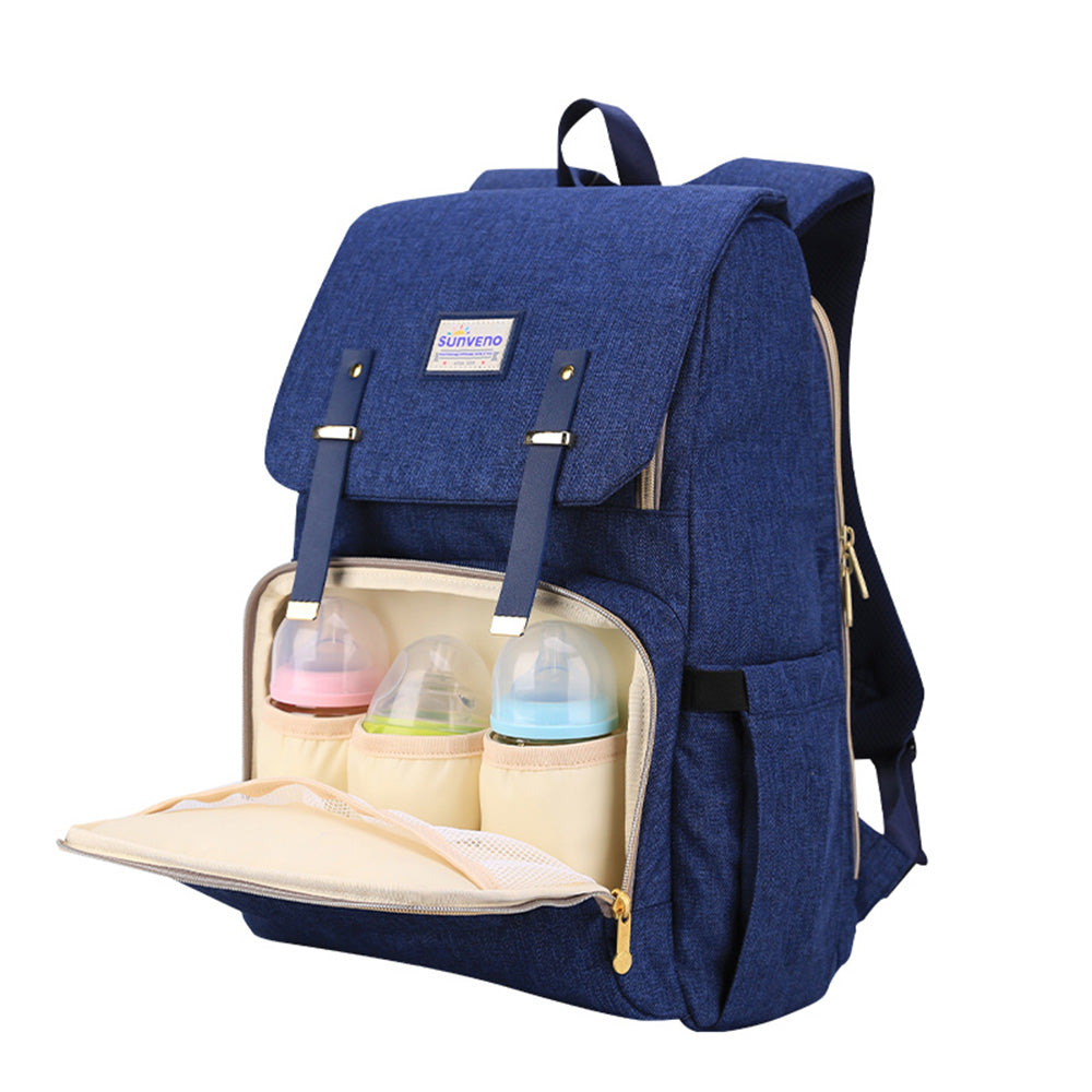 SUNVENO Travel Diaper Bag XL - Blue