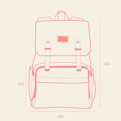 SUNVENO Travel Diaper Bag XL - Blue