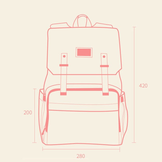 SUNVENO Travel Diaper Bag XL - Blue