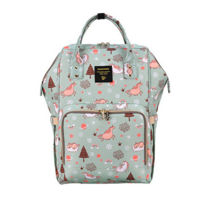 SUNVENO Diaper Bags - Green Dream Sky