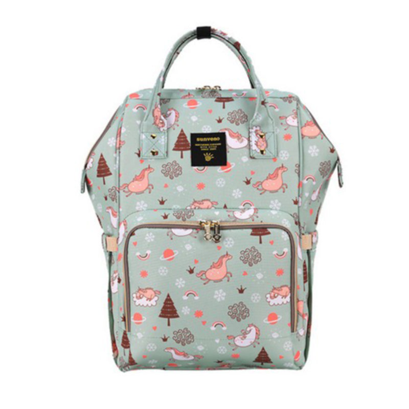 SUNVENO Diaper Bags - Green Dream Sky