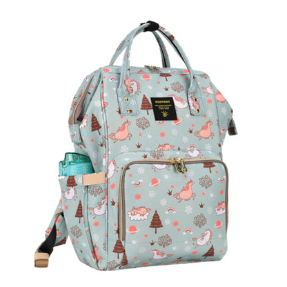 SUNVENO Diaper Bags - Green Dream Sky
