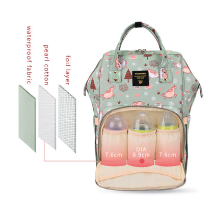 SUNVENO Diaper Bags - Green Dream Sky