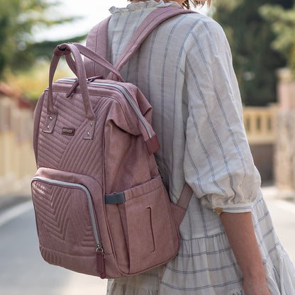 SUNVENO Diaper Bag - Nova Pink
