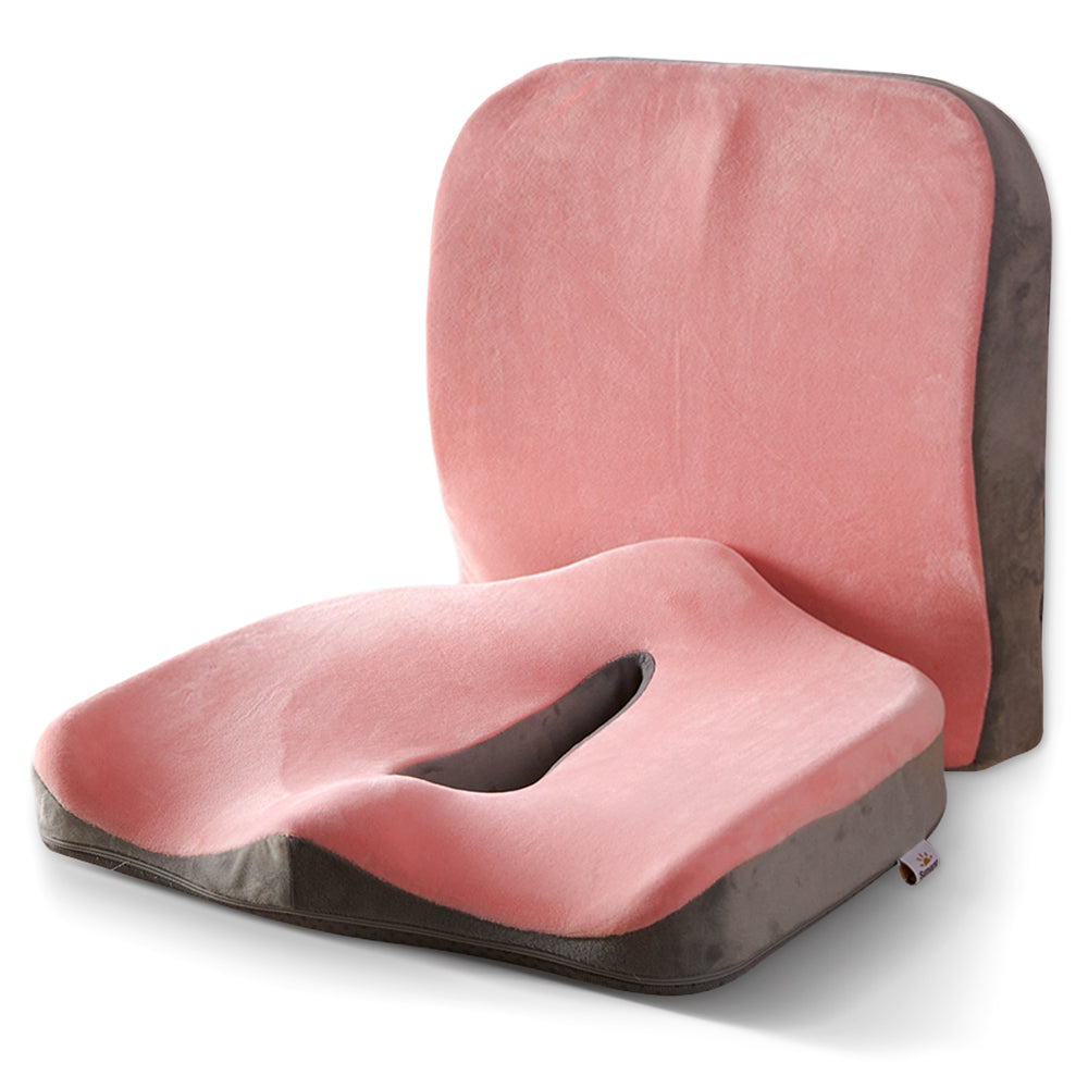 SUNVENO Ergonomic Maternity Seat w/Back Support - Pink