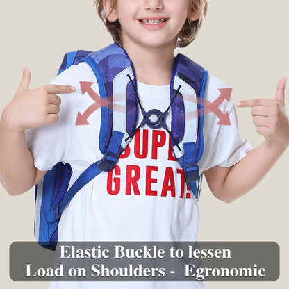 SUNVENO Ergonomic School Bag Space - Blue