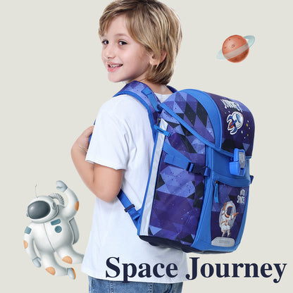 SUNVENO Ergonomic School Bag Space - Blue