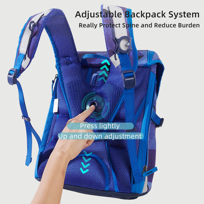 SUNVENO Ergonomic School Bag Space - Blue