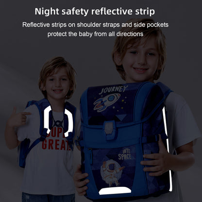SUNVENO Ergonomic School Bag Space - Blue