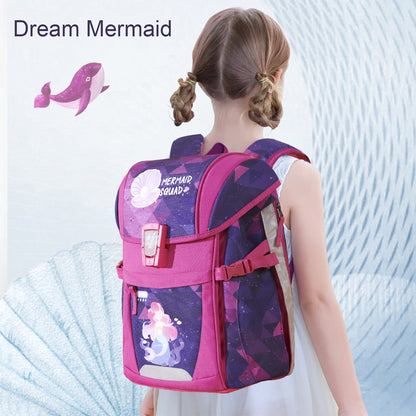SUNVENO Ergonomic School Bag Mermaid - Pink