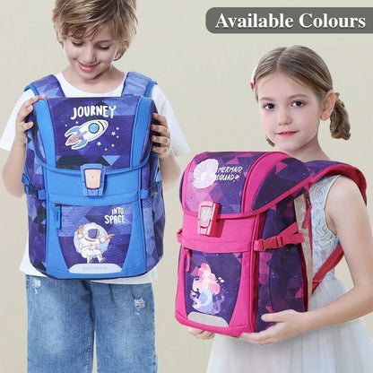SUNVENO Ergonomic School Bag Mermaid - Pink