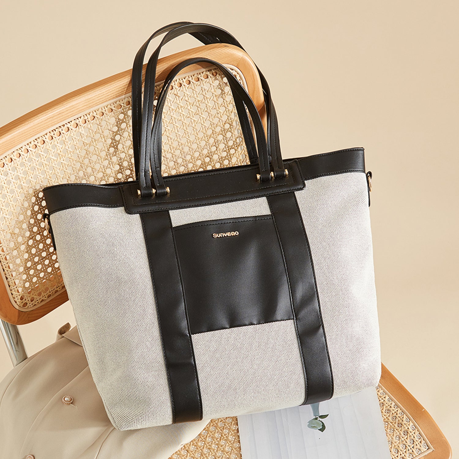 SUNVENO La Mode Premium Diaper Bag - Black