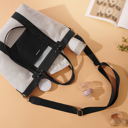 SUNVENO La Mode Premium Diaper Bag - Black