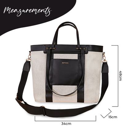 SUNVENO La Mode Premium Diaper Bag - Black