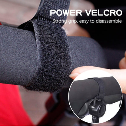 SUNVENO 360° Rotatable and Adjustable Velcro Strap Universal Multipurpose Stroller Hooks (2Pcs)