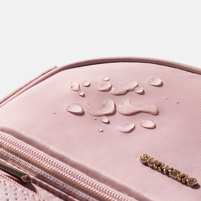 صن فينو - حقيبة غداء معزولة مع علبة حرارية - وردي