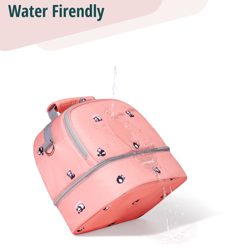 SUNVENO Love Little Me Insulated Bottle/Lunch Bag - Pink