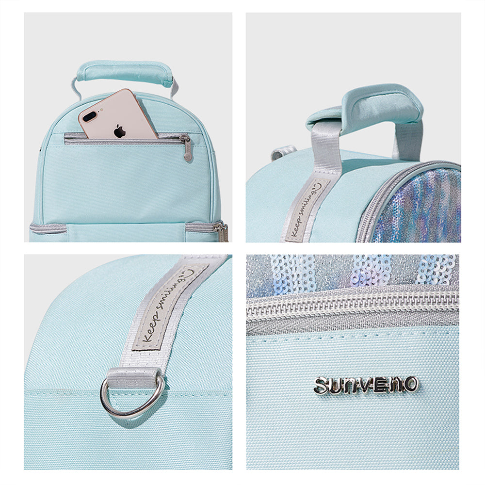 SUNVENO - Insulated Lunch Bag Sparkle Blue