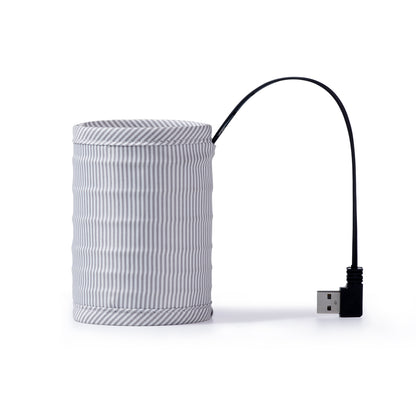صن فينو - سخان زجاجات الحليب للسفر بمنفذ USB - رمادي