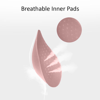 SUNVENO Maternity Cross - Fit Nursing & Sleep Bra (L) - Brown