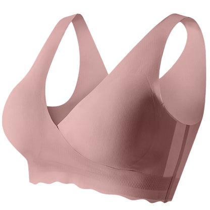 SUNVENO Maternity Cross - Fit Nursing & Sleep Bra (XXL) - Brown