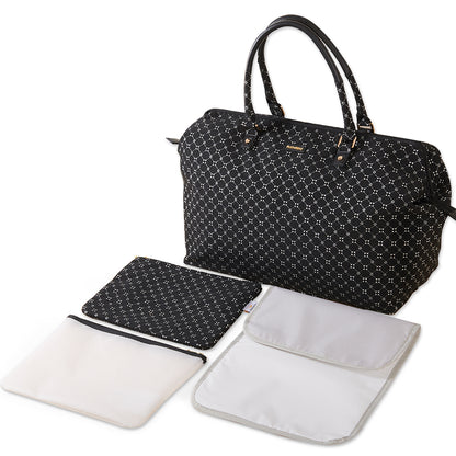 SUNVENO Mommy Fashion Diaper Bag - Black