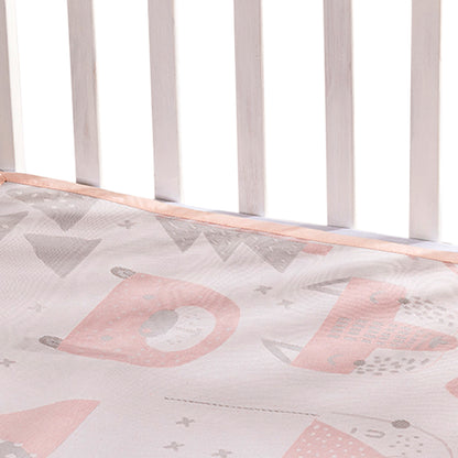 صن فينو - واقي مرتبة للأطفال متعدد الأغراض - وردي - كبير