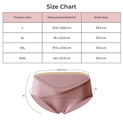 SUNVENO Maternity Ultra Lite Pantie (XXXL) - Brown