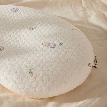 Sunveno Baby Head Shaping Pillow – Breathable Anti-Flat Head Infant Support Pillow, White