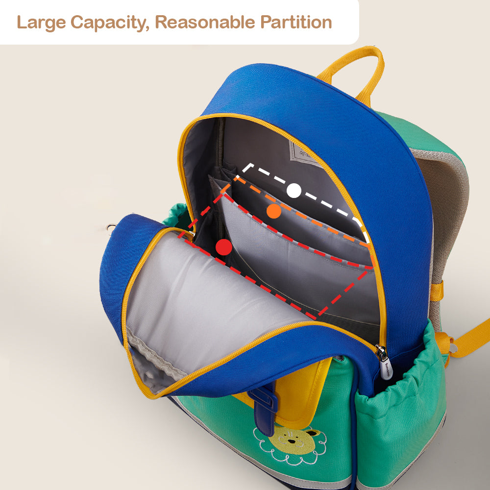 SUNVENO School Backpack 16 inch - Green