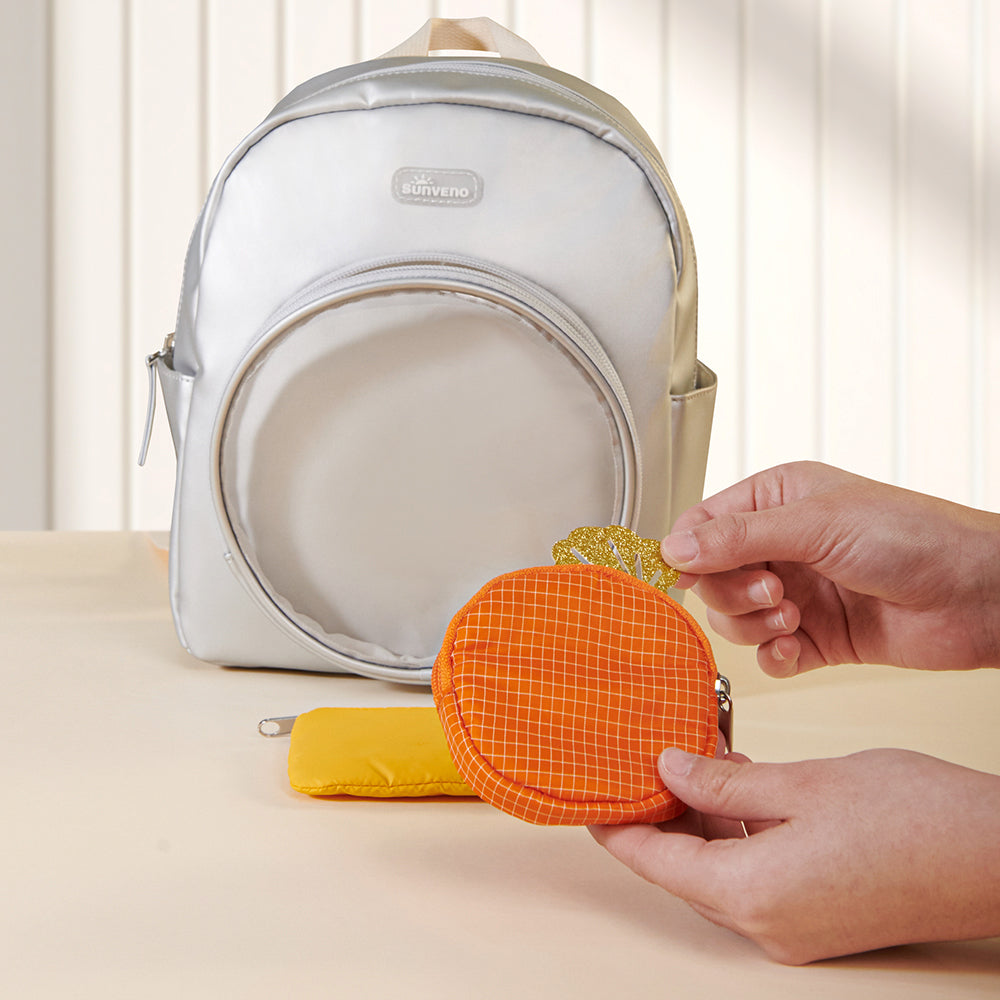 SUNVENO Kids Backpack 11 inch - Silver