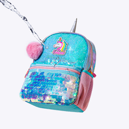 SUNVENO Unicorn Sparkle Backpack - Green